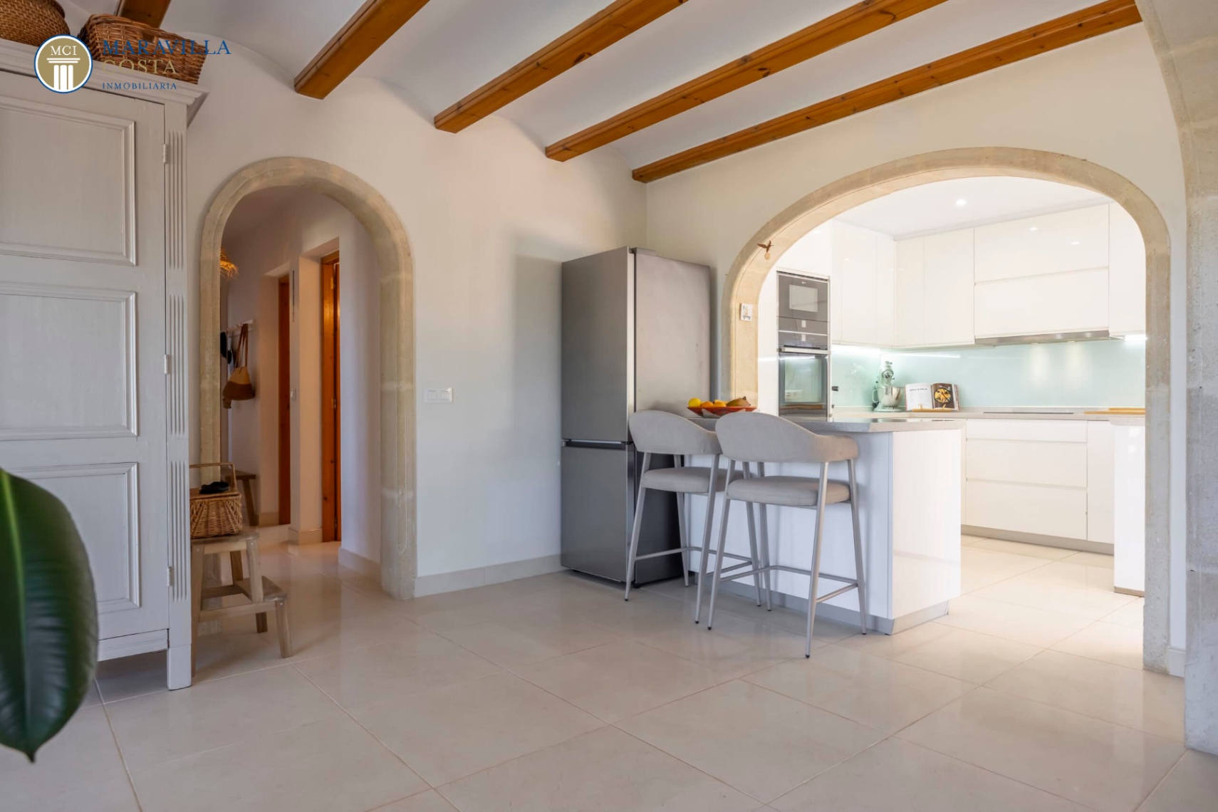 Charmante mediterrane Villa mit Panoramablick.