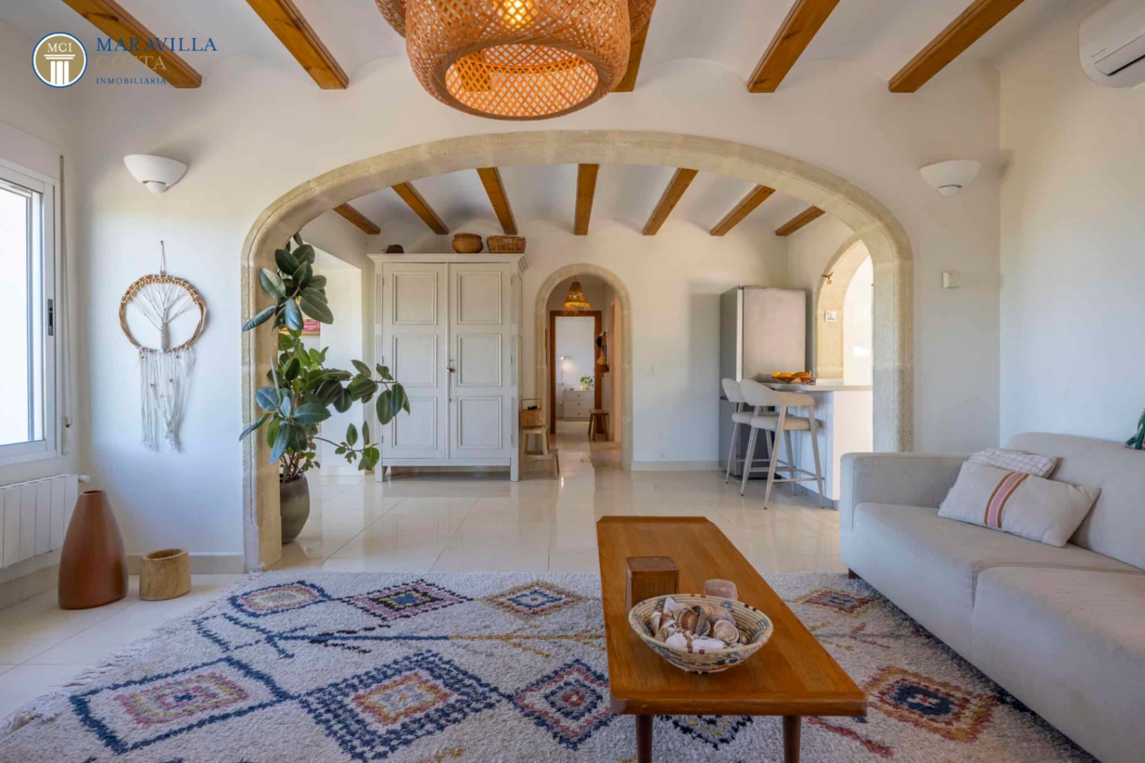 Charmante mediterrane Villa mit Panoramablick.